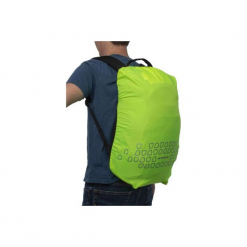 Pokrowiec Odblaskowy Na Plecak 15 - 35 L. Żółte plecaki damskie B'TWIN, z materiału, klasyczne. Za 29.99 zł.