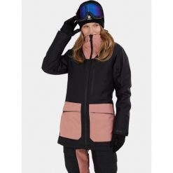 Kurtka Narciarska Damska Fundango Poplar ECO. Czarne kurtki snowboardowe damskie Fundango, bez wzorów, bez kaptura, narciarskie. W wyprzedaży za 499.00 zł.