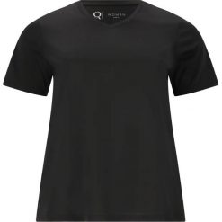 Damski jersey Q Sportswear Annabelle V2. Czarne koszulki sportowe damskie ENDURANCE Q, bez wzorów, z jersey, bez kołnierzyka, bez ramiączek, na jogę i pilates. Za 142.50 zł.
