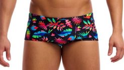 Kąpielówki Funky Trunks Lost Leaf - trunki męskie. Brązowe kąpielówki męskie FUNKY TRUNKS, l, bez wzorów, z poliesteru, do pływania. Za 129.99 zł.