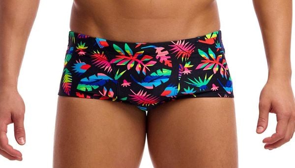Kąpielówki Funky Trunks Lost Leaf - trunki męskie. Brązowe kąpielówki męskie FUNKY TRUNKS, l, bez wzorów, z poliesteru, do pływania. Za 159.00 zł.