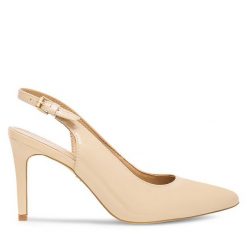 Szpilki Lasocki. Brązowe klapki damskie Lasocki, bez wzorów, bez obcasa, bez zapięcia. Za 249.99 zł.