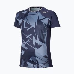 Koszulka męska Mizuno Daybreakers Shadow Graphic. Niebieskie koszulki sportowe męskie Mizuno, m, bez wzorów, z elastanu, bez kołnierzyka, bez ramiączek, na fitness i siłownię. Za 159.99 zł.