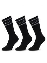 EA7 Emporio Armani Skarpety długie 7X000381 AF18572 MC419 Czarny. Czarne skarpety męskie EA7 Emporio Armani, bez wzorów, z bawełny. Za 159.99 zł.