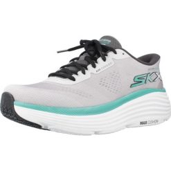 Kapcie SKECHERS MAX CUSHIONING END Szary. Szare kapcie damskie Skechers, bez wzorów. Za 468.00 zł.