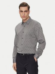 Guess Koszula M5GH65 WFXX1 Szary. Szare koszule męskie Guess, l, z aplikacjami, z bawełny, bez kołnierzyka, bez ramiączek. Za 209.99 zł.