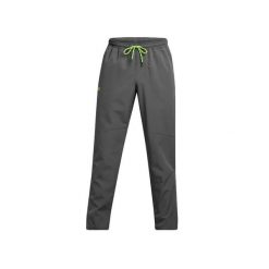Spodnie dresowe Under Armour LEGACY WINDBREAKER. Szare spodnie sportowe męskie Under Armour, xl, bez wzorów, z dresówki, na fitness i siłownię. Za 345.15 zł.