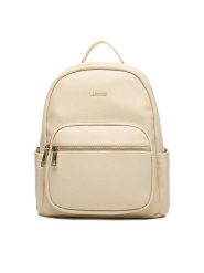 Lasocki Plecak CEO-LSK-L-015-09 Écru. Plecaki damskie Lasocki, bez wzorów, z materiału. Za 199.99 zł.