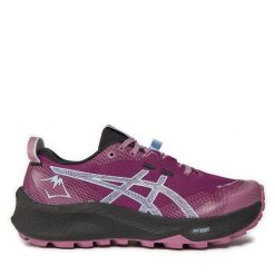 Buty do biegania Asics. Niebieskie obuwie sportowe damskie Asics, bez wzorów, do biegania. Za 259.99 zł.