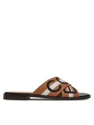 Coccinelle Klapki E4 S07 17 01 01 Beżowy. Brązowe klapki damskie Coccinelle, bez wzorów, z materiału, bez obcasa. Za 469.99 zł.
