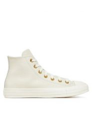 Converse Trampki Chuck Taylor All Star Gold A12760C Beżowy. Brązowe trampki i tenisówki damskie Converse, bez wzorów, ze skóry, retro, bez zapięcia. Za 259.99 zł.