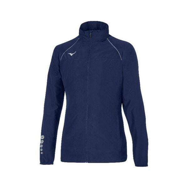 Kurtka do biegania damska Mizuno Osaka wind. Niebieskie kurtki damskie Mizuno, xs, bez wzorów, bez kaptura, do biegania. Za 253.00 zł.