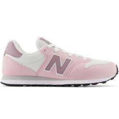 Buty sportowe New Balance GW500ADC różowe. Czerwone obuwie sportowe damskie bez wzorów, z gumy. Za 415.67 zł.
