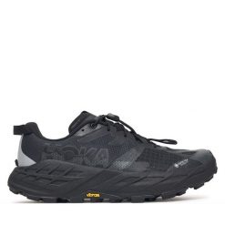Buty do biegania Hoka. Czarne obuwie sportowe damskie HOKA, bez wzorów, z gore-texu, do biegania. Za 899.99 zł.