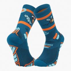 Skarpetki BV Sport Collector. Niebieskie skarpety damskie BV SPORT, bez wzorów. Za 146.50 zł.