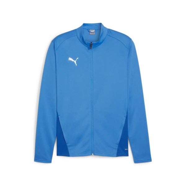Kurtka z dresu Puma TeamGoal. Niebieskie kurtki męskie Puma, s, bez wzorów, z dresówki, bez kaptura. Za 179.00 zł.