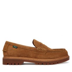 Półbuty Polo Ralph Lauren. Brązowe półbuty na co dzień męskie Polo Ralph Lauren, bez zapięcia. Za 1,029.00 zł.