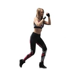 Damskie legginsy Dorawon Graffiti. Czerwone legginsy damskie DORAWON, bez wzorów, na fitness i siłownię. Za 456.00 zł.