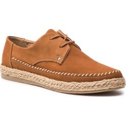 Espadryle QUAZI - QZ-12-02-000079 204. Brązowe espadryle damskie QUAZI, bez wzorów, z materiału, bez obcasa, na płaskiej podeszwie, bez zapięcia. W wyprzedaży za 149.00 zł.