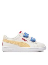 Puma Sneakersy Smash 3.0 Summer Camp V Ps 395604-01 Écru. Buty sportowe dziewczęce Puma, bez wzorów, ze skóry, bez zapięcia. Za 149.99 zł.