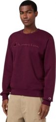 Champion Bluza męska Crewneck Sweatshirt bordowa 220272 RS522 M. Czerwone bluzy męskie Champion, m, bez wzorów, bez kaptura. Za 346.44 zł.