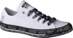 Converse Converse X Miley Cyrus Chuck Taylor All Star 162235C białe 41,5. Białe trampki i tenisówki damskie Converse, bez wzorów, retro, bez zapięcia. Za 196.43 zł.