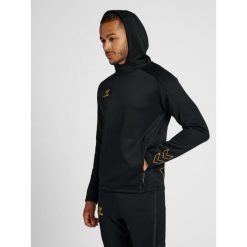 Bluza sportowa męska Hummel hml CIMA z kapturem. Czarne bluzy męskie Hummel, m, bez wzorów, z kapturem. W wyprzedaży za 222.00 zł.