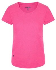 Damska koszulka Loap Bulla różowa. Czerwone t-shirty damskie Scarpa, xs, bez wzorów, z bawełny, klasyczne, bez kołnierzyka. Za 111.99 zł.