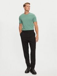 AMI Paris Spodnie materiałowe HTR013.WV0044 Czarny Regular Fit. Czarne spodnie materiałowe męskie AMI PARIS, m, bez wzorów, z materiału. Za 1,069.00 zł.