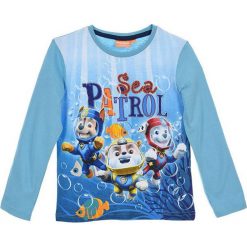 Koszulka w kolorze turkusowym. T-shirty i topy dla dziewczynek Disney & Paw Patrol, z nadrukiem, z bawełny. W wyprzedaży za 19.95 zł.