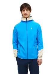 Bluza Peak Performance męska Rider Zip Hood niebieska - L. Niebieskie bluzy męskie Peak Performance, l, bez wzorów, z elastanu, bez kaptura, do biegania. Za 619.00 zł.
