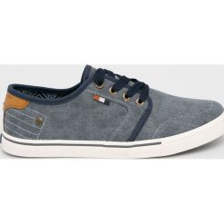 Wrangler - Buty. Niebieskie buty sportowe męskie Wrangler, z gumy, bez zapięcia. W wyprzedaży za 149.90 zł.