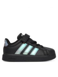 Adidas Sneakersy StreetTalk JQ1810 Czarny. Czarne buty sportowe dziewczęce Adidas, bez wzorów, ze skóry, bez zapięcia. Za 179.99 zł.