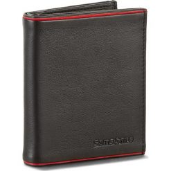 Duży Portfel Męski SAMSONITE - 001-012A0-0213-1/4 Black/Red. Czarne portfele męskie Samsonite, ze skóry. Za 179.00 zł.