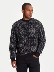 KARL LAGERFELD Bluza 705109 553910 Czarny Regular Fit. Czarne bluzy męskie KARL LAGERFELD, m, bez wzorów, z bawełny, bez kaptura. Za 809.99 zł.