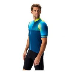 Koszulka rowerowa męska Endura Bitmap FS260. Niebieskie koszulki sportowe męskie ENDURA, m, bez wzorów, bez kołnierzyka, bez ramiączek, rowerowe. Za 279.99 zł.