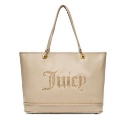 Torebka Juicy Couture. Brązowe torebki do ręki damskie Juicy Couture, bez wzorów, bez dodatków. Za 389.99 zł.