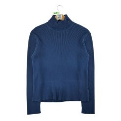 Damski granatowy sweter. Niebieskie swetry damskie Ralph Lauren, l, bez wzorów, eleganckie, bez kołnierzyka, bez ramiączek, bez kaptura. Za 102.20 zł.