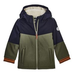 Kurtka softshell dla chłopca Killtec FIOW 52. Zielone kurtki i płaszcze dla chłopców KILLTEC, z aplikacjami, z materiału, z kapturem. Za 228.30 zł.