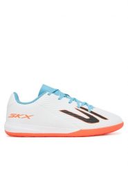 Skechers Buty do piłki nożnej Jr Youth Ic 252168L WTQP Biały. Białe buty sportowe chłopięce Skechers, bez wzorów, ze skóry, bez zapięcia, do piłki nożnej. Za 159.99 zł.