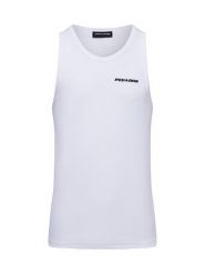 PEGADOR Tank top Mężczyźni Bawełna biały, M. Białe t-shirty męskie PEGADOR, m, bez wzorów, z bawełny, eleganckie, bez kołnierzyka. Za 89.95 zł.