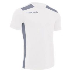 Koszulka Macron Flute. Czerwone koszulki sportowe męskie Macron, xl, bez wzorów, bez kołnierzyka, bez ramiączek, na fitness i siłownię. Za 108.50 zł.