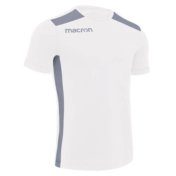 Koszulka Macron Flute. Czerwone koszulki sportowe męskie Macron, xl, bez wzorów, bez kołnierzyka, bez ramiączek, na fitness i siłownię. Za 103.00 zł.