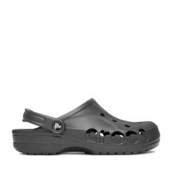 Klapki Crocs. Szare klapki damskie Crocs, bez wzorów, bez obcasa. Za 199.99 zł.