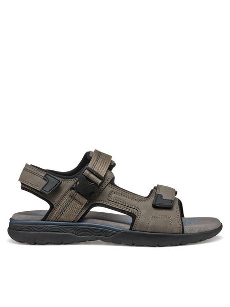 Geox Sandały U Spherica Ec5 U55ELB 000EK C1018 Szary. Szare sandały męskie Geox, ze skóry, bez zapięcia. Za 339.99 zł.