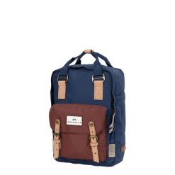 Plecak miejski Doughnut Macaroon Jungle II - navy. Niebieskie plecaki damskie Doughnut, bez wzorów. Za 297.99 zł.