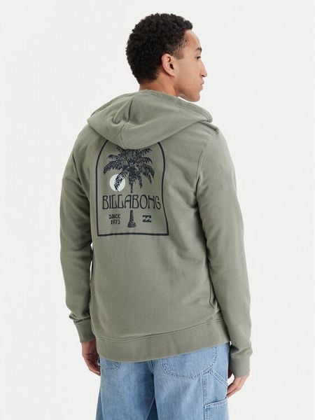 Billabong Bluza Foundation EBYSF00185 Zielony Regular Fit. Zielone bluzy męskie Billabong, m, bez wzorów, z bawełny, bez kaptura. Za 195.99 zł.