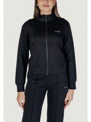 Guess Bluza V5RQ17 KCOB2 Czarny Regular Fit. Czarne bluzy damskie Guess, s, z aplikacjami, z wiskozy, bez kaptura. Za 199.99 zł.