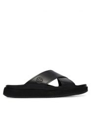 Timberland Klapki TB0A2M17W021 Czarny. Czarne klapki męskie Timberland, ze skóry. Za 499.99 zł.