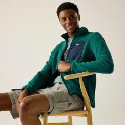 Męska bluza polarowa Frankie z zamkiem błyskawicznym. Niebieskie bluzy męskie Regatta, m, bez wzorów, z polaru, bez kaptura. Za 279.99 zł.